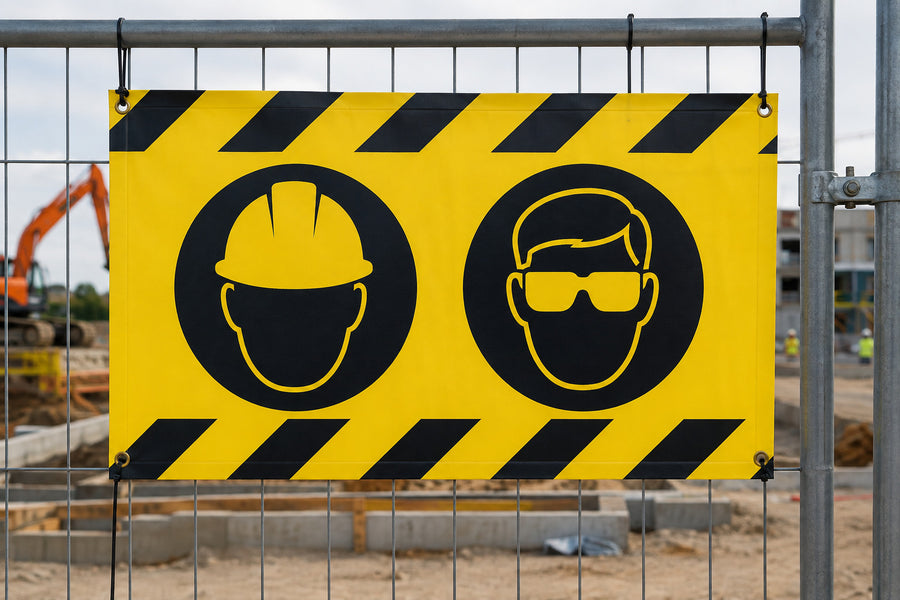Affichage de chantier et pancartes